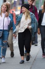HILARY DUFF Out in New York 06/18/2017