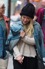 HILARY DUFF Out in New York 06/18/2017