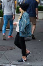 HILARY DUFF Out in New York 06/18/2017