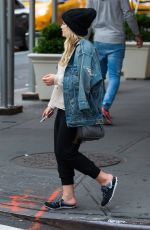 HILARY DUFF Out in New York 06/18/2017