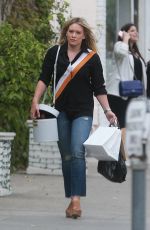 HILARY DUFF Out Shopping in Studio City 06/10/2017