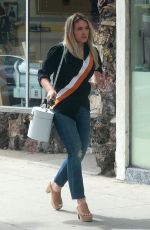 HILARY DUFF Out Shopping in Studio City 06/10/2017