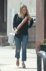 HILARY DUFF Out Shopping in Studio City 06/10/2017