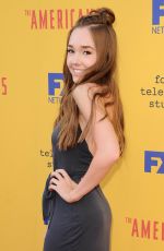 HOLLY TAYLOR at The Americans FYC Event in Los Angeles 06/01/2017