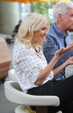 HOLLY WILLOGHBY on the Set of This Morning in London 06/15/2017