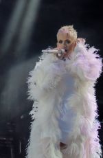 KATY PERRY Performs at One Love Manchester Benefit Concert in Manchester 06/04/2017
