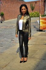 NICOLE SCHERZINGER Arrives at X Factor Auditions in Liverpool 06/20/2017