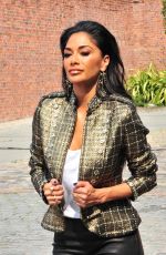 NICOLE SCHERZINGER Arrives at X Factor Auditions in Liverpool 06/20/2017