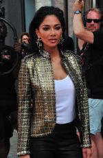 NICOLE SCHERZINGER Arrives at X Factor Auditions in Liverpool 06/20/2017