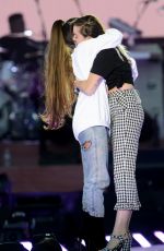 MILEY CYRUS Performs at One Love Manchester Benefit Concert in Manchester 06/04/2017