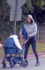 IRINA SHAYK Out with Her Baby in Los Angeles 06/01/2017