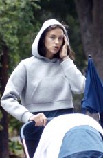 IRINA SHAYK Out with Her Baby in Los Angeles 06/01/2017