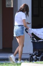 IRINA SHAYK Out with Her Baby in Los Angeles 06/12/2017