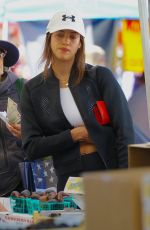 IRINA SHAYK Shopping at Farmer