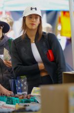 IRINA SHAYK Shopping at Farmer