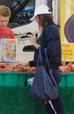 IRINA SHAYK Shopping at Farmer