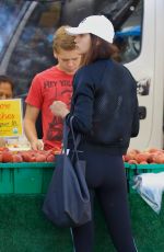 IRINA SHAYK Shopping at Farmer