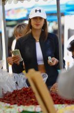 IRINA SHAYK Shopping at Farmer