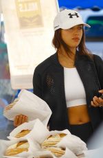 IRINA SHAYK Shopping at Farmer