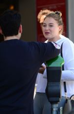 ISKRA LAWRENCE Out at a Brunch in Beverly Hills 06/25/2017