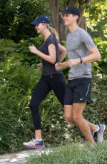 IVANKA TRUMP and Jared Kushner Out Jogging in Washington 06/25/2017
