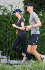 IVANKA TRUMP and Jared Kushner Out Jogging in Washington 06/25/2017