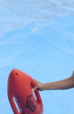 IVONNE REYES in Swimsuit at Warner Park in Madrid 06/23/2017
