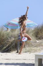 IZABEL GOULART in Bikini on the Beach in Ibiza 06/02/2017\
