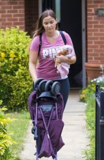 JACQUELINE JOSSA Leaves Her Home in London 06/27/2017