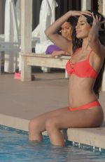 JASMIN WALIA in Bikini on the Boeach in Ibiza 06/12/2017