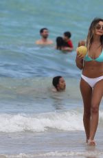 JASMINE TOSH in Bikini on the Beach in Miami 06/18/2017