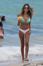 JASMINE TOSH in Bikini on the Beach in Miami 06/18/2017