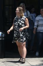 JENNIE GARTH and TORI SPELLING Out in Los Angeles 06/23/2017