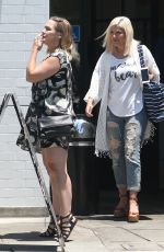 JENNIE GARTH and TORI SPELLING Out in Los Angeles 06/23/2017