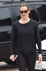 JENNIFER GARNER Leaves a Gym in Brentwood 06/03/2017