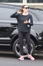 JENNIFER GARNER Leaves a Gym in Brentwood 06/03/2017