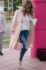 JENNIFER HAWKINS Arrives at KiisFM in Sydney 06/23/2017