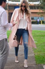 JENNIFER HAWKINS Arrives at KiisFM in Sydney 06/23/2017