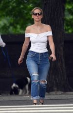 JENNIFER LAWRENCE In Jeans Out in Central Park in New York 06/15/2017