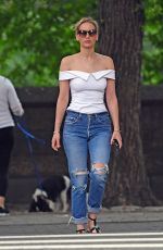 JENNIFER LAWRENCE In Jeans Out in Central Park in New York 06/15/2017