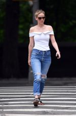 JENNIFER LAWRENCE In Jeans Out in Central Park in New York 06/15/2017