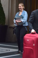 JENNIFER LAWRENCE Leaves Her Hotel in New York 06/05/2017