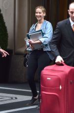 JENNIFER LAWRENCE Leaves Her Hotel in New York 06/05/2017