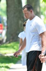 JENNIFER LOPEZ and Alex Rodriguez Leaves a Gym in New York 06/25/2017