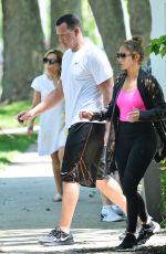 JENNIFER LOPEZ and Alex Rodriguez Leaves a Gym in New York 06/25/2017