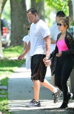 JENNIFER LOPEZ and Alex Rodriguez Leaves a Gym in New York 06/25/2017