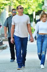 JENNIFER LOPEZ and Alex Rodriguez Out in New York 06/26/2017