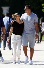 JENNIFER LOPEZ and Alex Rodriguez Out in Paris 06/18/2017