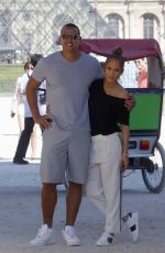 JENNIFER LOPEZ and Alex Rodriguez Out in Paris 06/18/2017