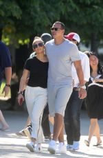 JENNIFER LOPEZ and Alex Rodriguez Out in Paris 06/18/2017